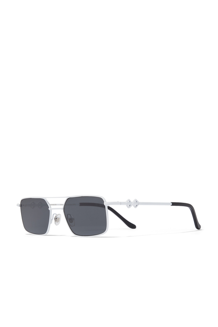 Devon Square Metal Sunglasses
